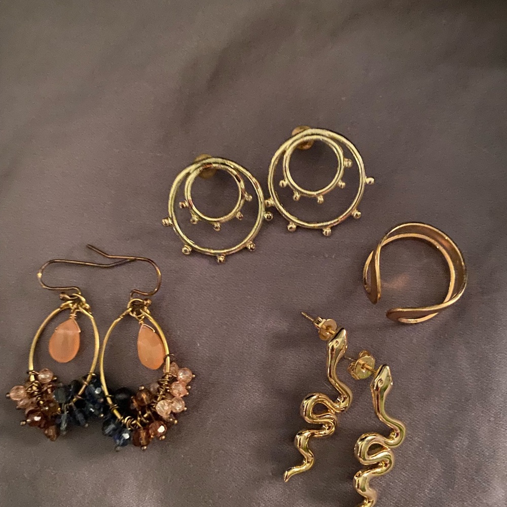 Lot of jewelry from Modcloth and Anthropologie